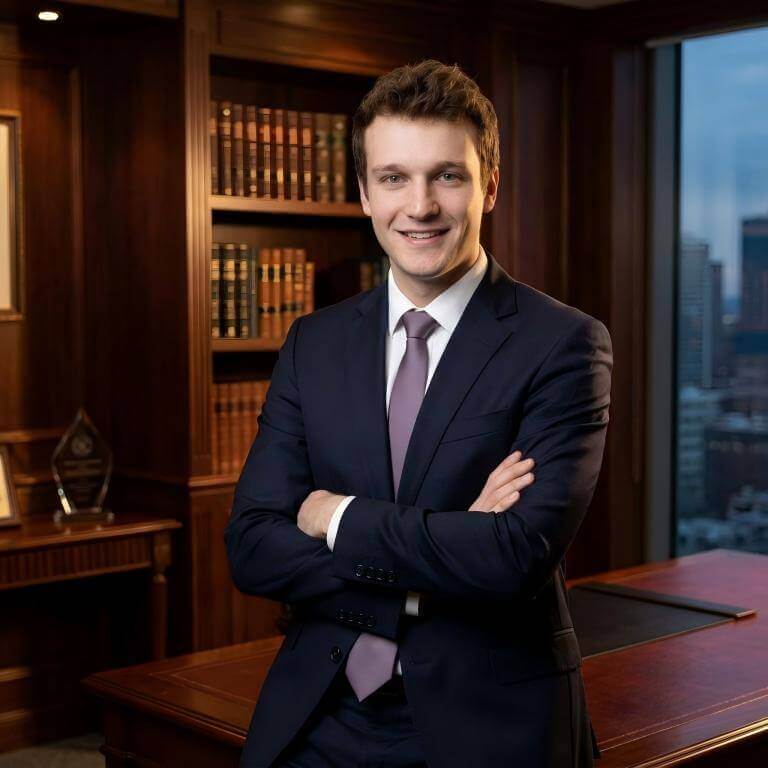 Executive Portrait AI headshot style example